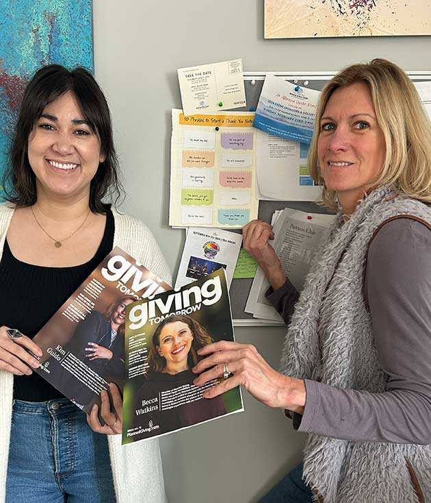 Caitlin Coffey (left) and Karen Phillips, Boys and Girls Club