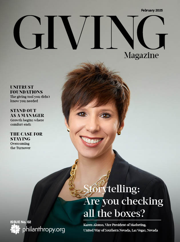 Giving Magazine Cover