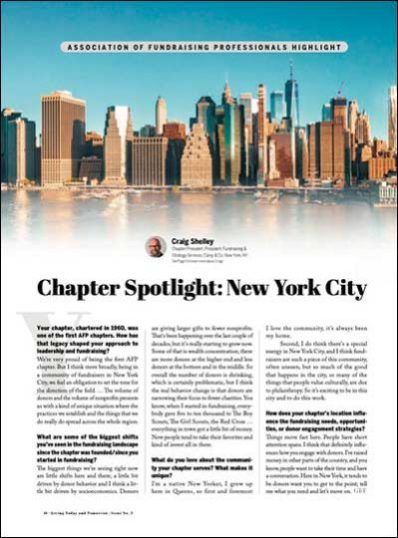 New York AFP Chapter Giving Magazine