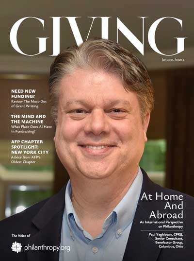 AFP Washington DC Chapter, Paul Yeghiayan on cover