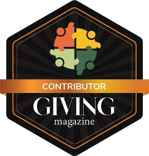 giving magazine badge