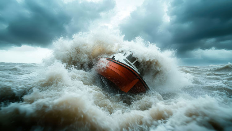 Small boat charting rough waters and winning — symmetry with a small foundation that succeeded against all odds