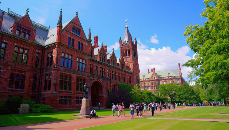 Depiction of Harvard University