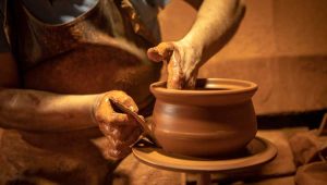 An image of sculptor of clay which is Doable, Durable, Desirable: Redesigning Nonprofit Leadership.